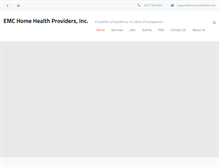 Tablet Screenshot of emchomehealth.com